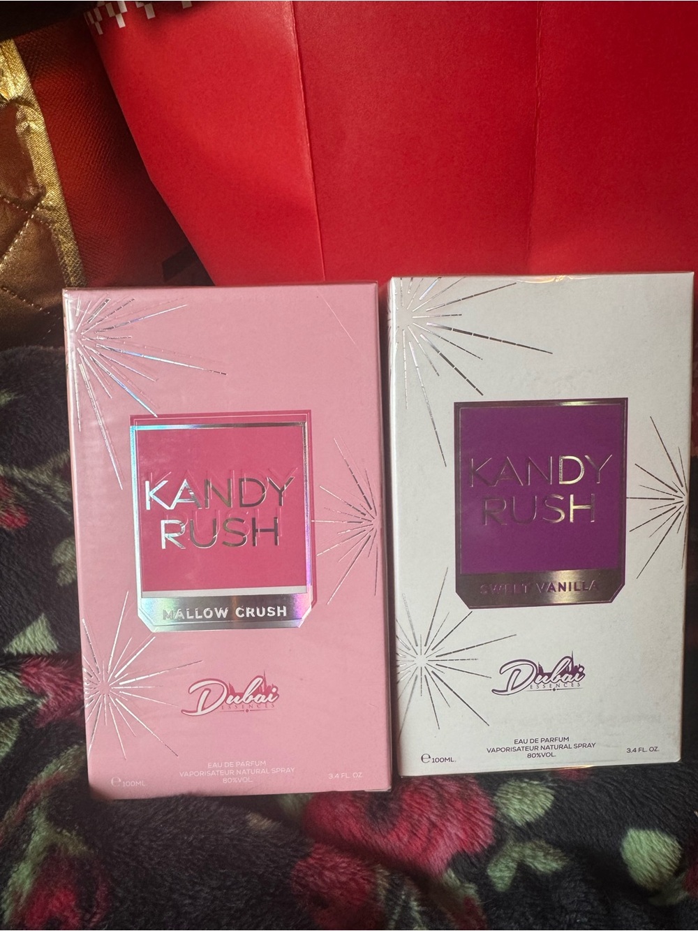 Dubai Essences Kandy Rush Parfum-Set of 2. Mallow Mushroom,Sweet Vanilla